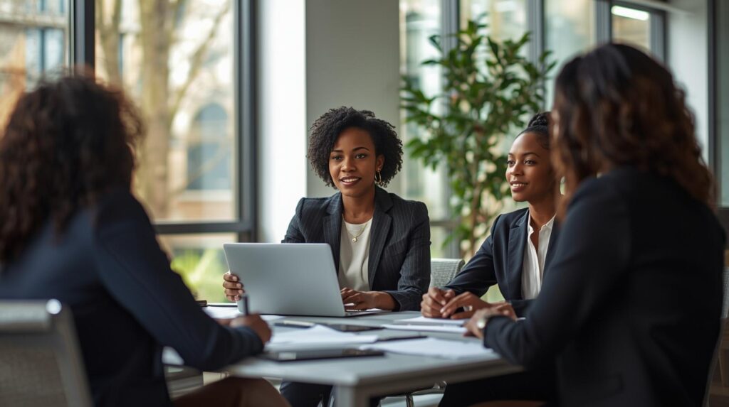 business women in meeting
